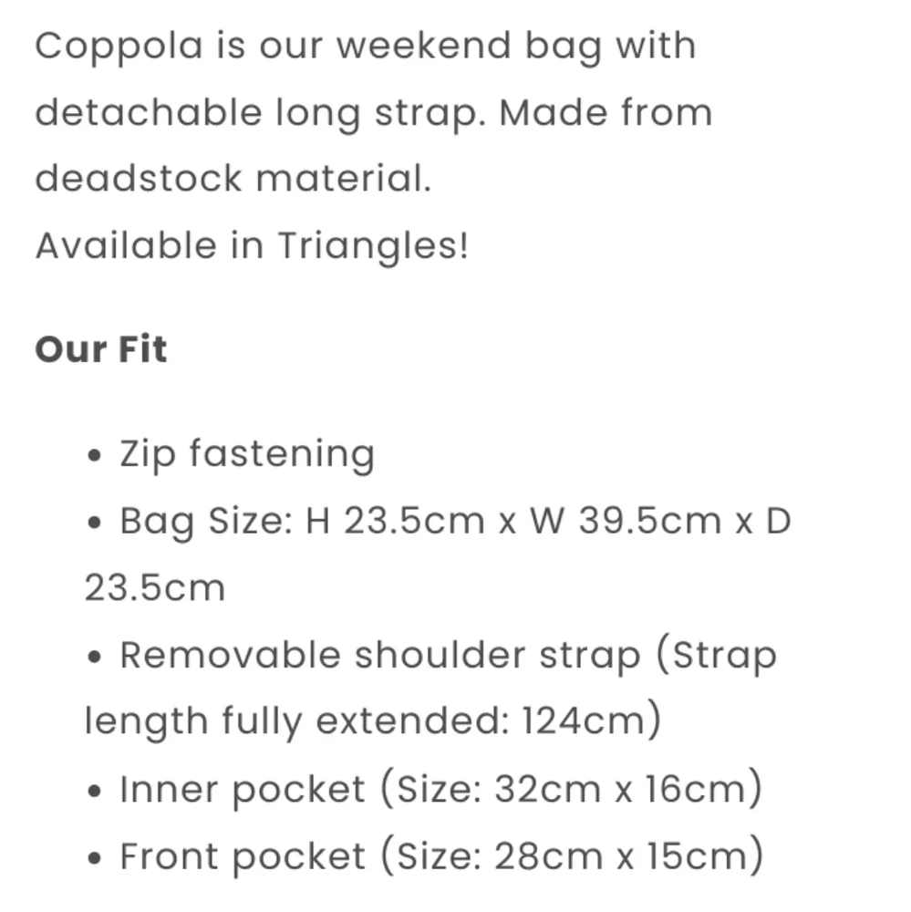 NWT Lucy & Yak Copolla Weekend Bag - Picture 11 of 11